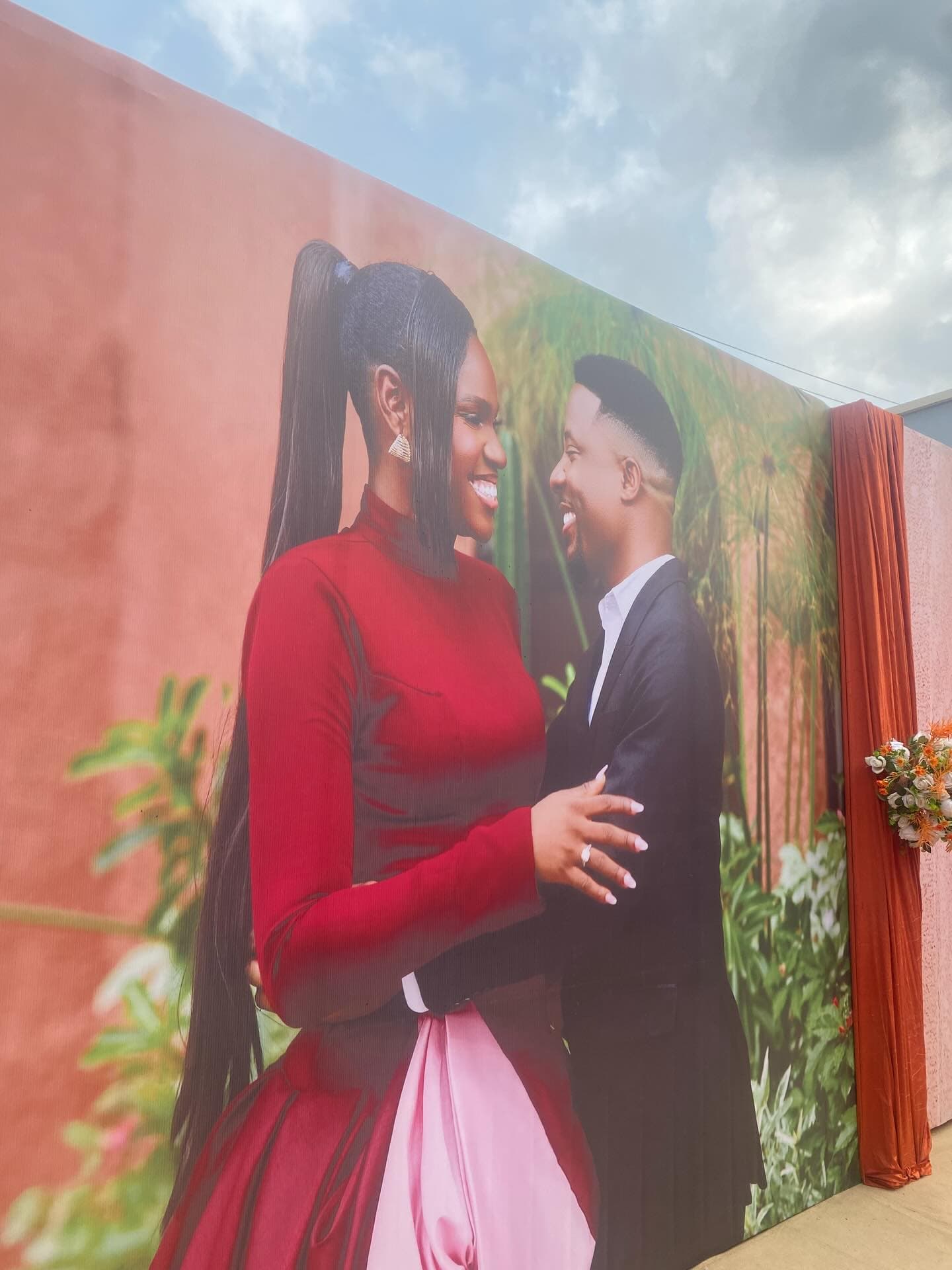 Personalised photo backdrop