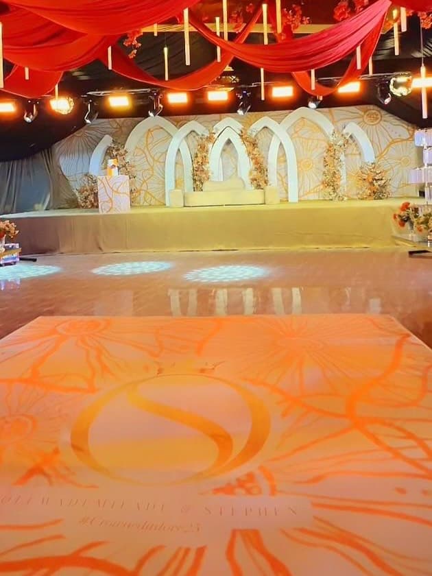 Dance floor and stage design